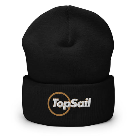 Top Sail Embroidered Cuffed Beanie