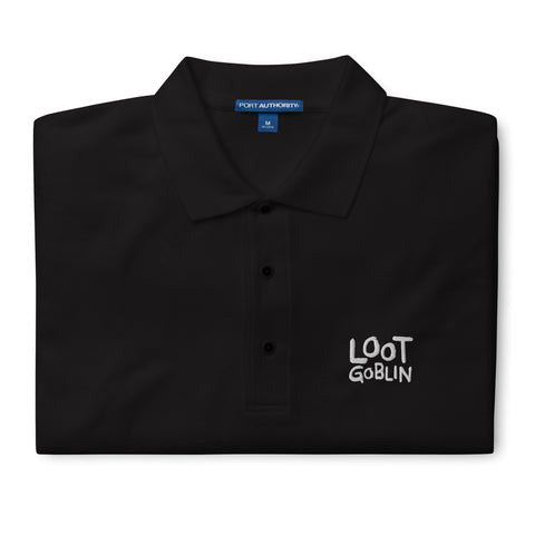 Loot Goblin Embroidered Polo