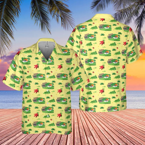 Summer Hottie Hawaiian Shirt w/ Pocket