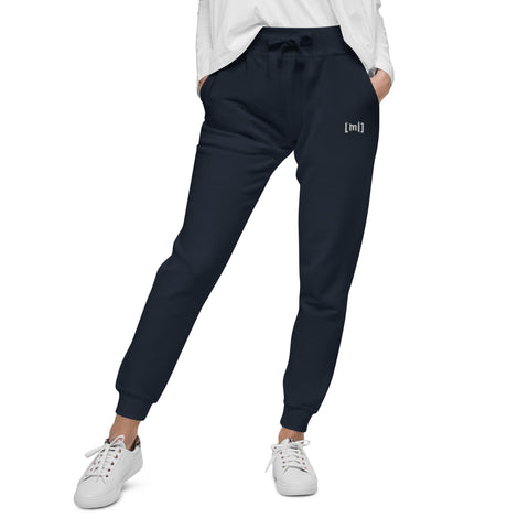 [ML] Fitted Embroidered Fleece Sweatpants